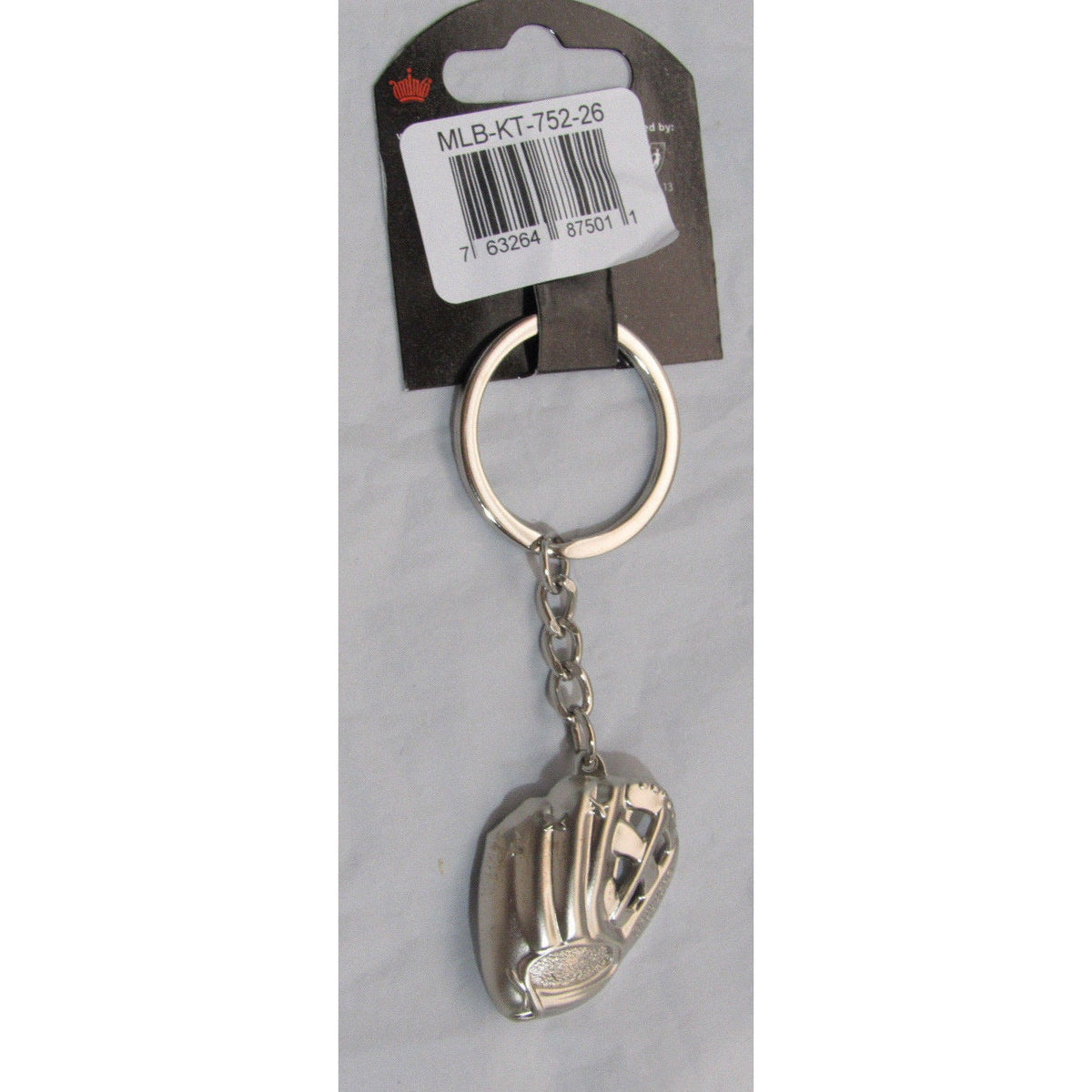 MLB Chrome Glove With Logo in Palm Key Chain Kansas City Royals AMINCO