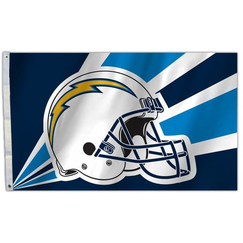 NFL 3' x 5' Team Helmet Flag San Diego Chargers by Fremont Die