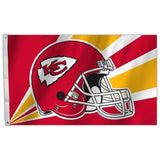 NFL 3' x 5' Team Helmet Flag Kansas City Chiefs by Fremont Die