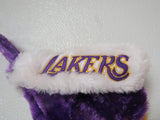 NBA Los Angeles Lakers Embroidered 18" Fuzzy Christmas Stocking