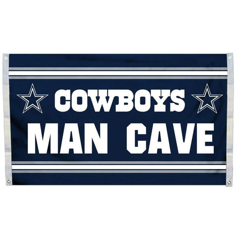 NFL 3' x 5' Team MAN CAVE Flag Dallas Cowboys