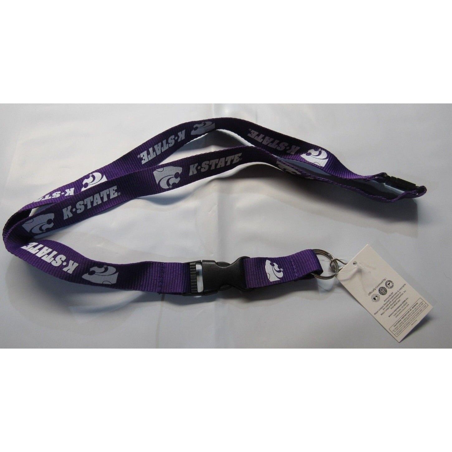 NCAA Kansas State Wildcats Red Lanyard Detachable Buckle 23" L 3/4" W by Aminco
