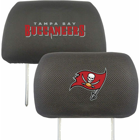 NFL Tampa Bay Buccaneers 1 Pair Headrest Cover Two Side Embroidered Fanmats