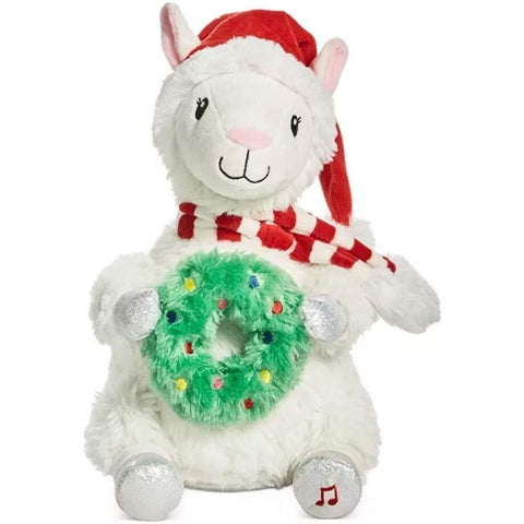 Holiday Lane Animated Musical Singing Plush Holiday Llama by Macy's
