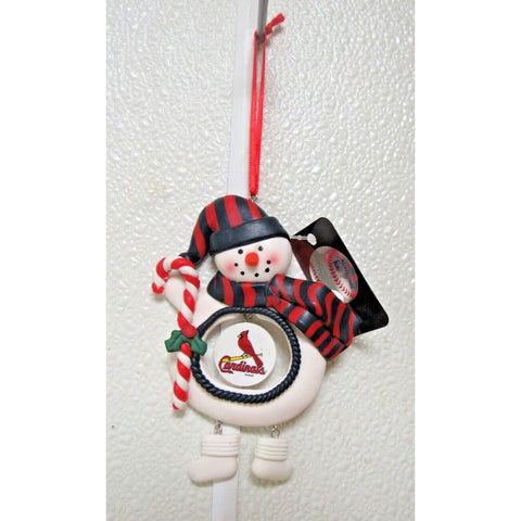 MLB St. Louis Cardinals Clay Dough Snowman Christmas Ornament Team Sports America