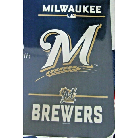 MLB Milwaukee Brewers Vertical Logo Beach Towel 30"x60" WinCraft