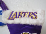 NBA Los Angeles Lakers Embroidered on Purple Christmas Stocking w/Gold Heal Toe