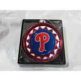MLB Philadelphia Phillies Glass Ornament 4" Diameter by America Team Sports