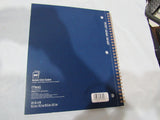 Mead Blue PRETTY Please Notebook 80 pages Collage Rule 10.5″ by 8″ w/Neat Sheet