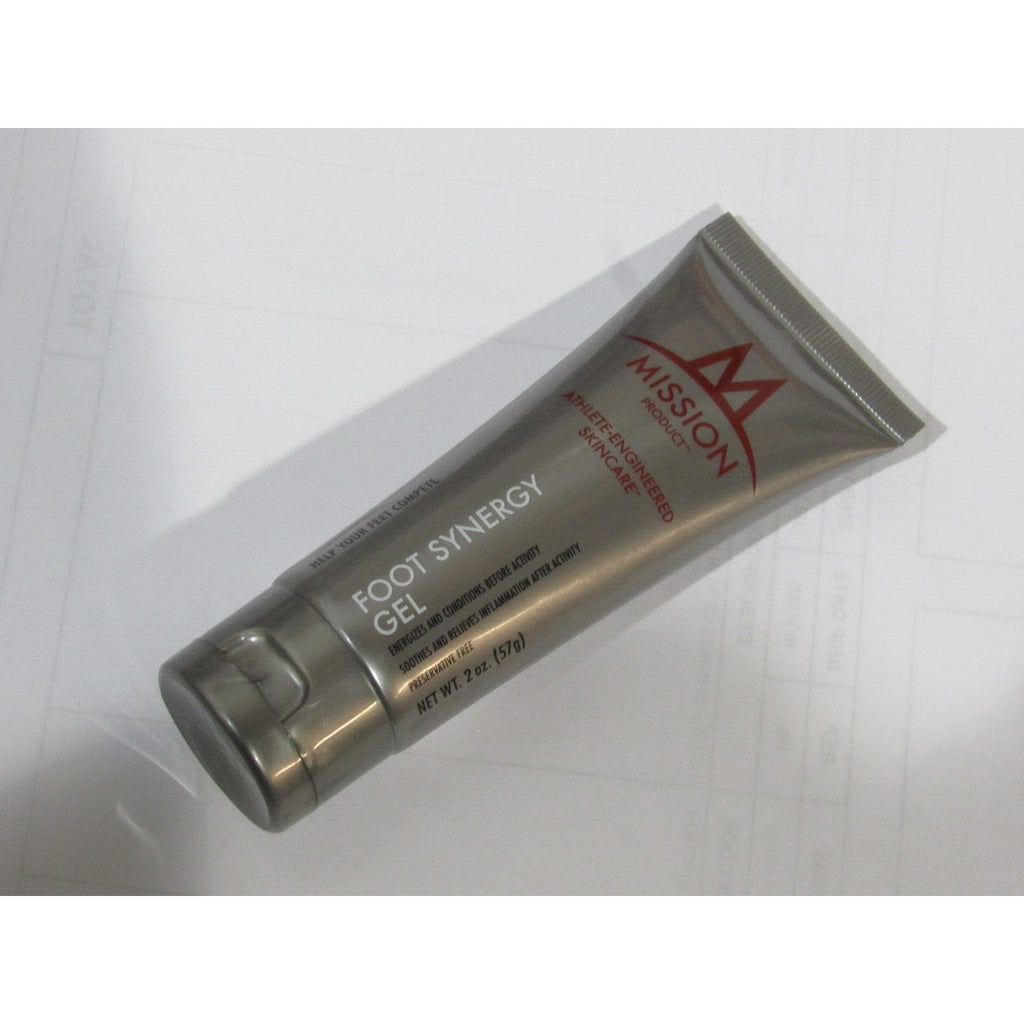 Mission Product Foot Synergy Gel Athletes Engineered Foot Skincare 2 oz