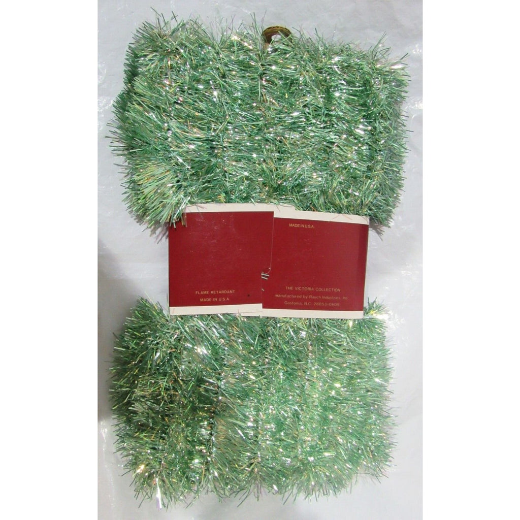 Lite Green Victoria Decorator Garland 2 1/2" wide 15 feet Long