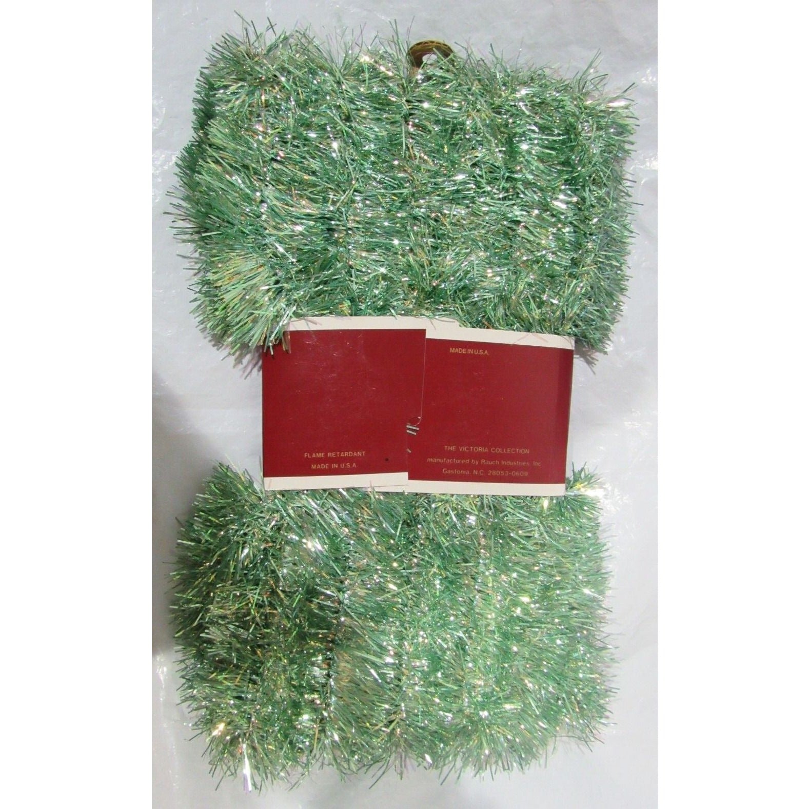 Lite Green Victoria Decorator Garland 2 1/2" wide 15 feet Long