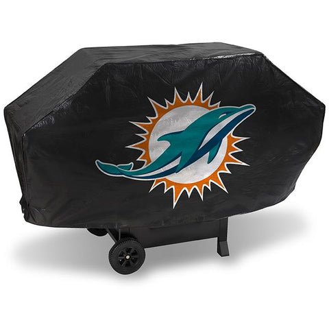 NFL Miami Dolphins 68 Inch Deluxe Vinyl Padded Grill Cover by Rico Industries