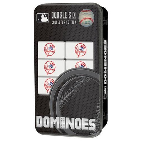 MLB New York Yankees White Dominoes Game by Masterpieces Puzzles