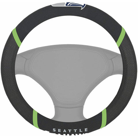 NFL Seattle Seahawks Embroidered Mesh Steering Wheel Cover by FanMats