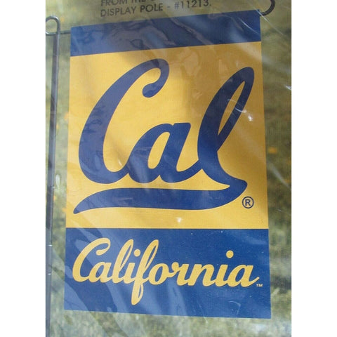 NCAA  California Golden Bears Logo on 2-Sided 13"x18" Garden Flag by BSI