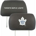 NHL Toronto Maple Leafs Embroidered Logo Headrest Covers Set of 2 by Fanmats