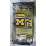 NCAA  Michigan Wolverines Logo on 2-Sided 13"x18" Garden Flag by BSI