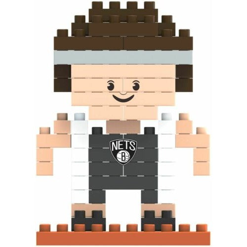 NBA Brooklyn Nets Team Player Shaped BRXLZ 3-D Puzzle