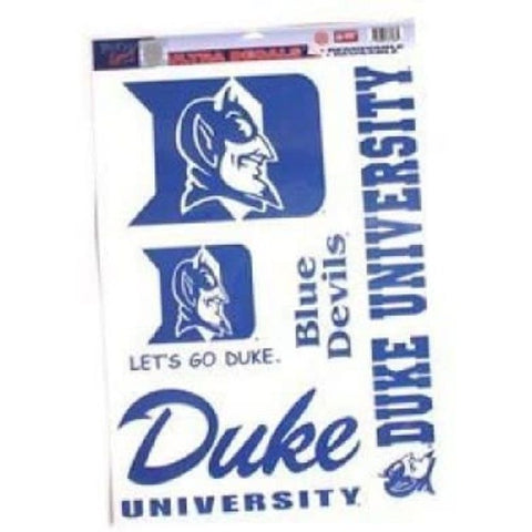 NCAA Duke Blue Devils 11" x 17" Ultra Decals / Multi-Use Decal 5ct Sheet WINCRAFT