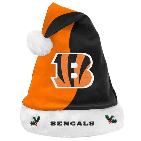 NFL Cincinnati Bengals Style Basic Santa Hat by Forever Collectibles