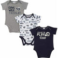 NFL Los Angeles Rams Pack of 3 Infant Bodysuit "I'M SET TO PLAY" 18M