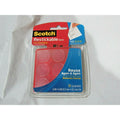 Scotch Restickable Double-Sided Adhesive Dots 7/8-inch Diameter Clear 18-Dots