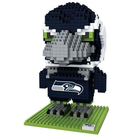 NFL Seattle Seahawks Mascot 3D Puzzle BRXLZ 5″ Tall by FOCO