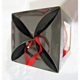 NCAA Ohio State Buckeyes LED Ball Ornament Glitter Plaid by Team Sports America