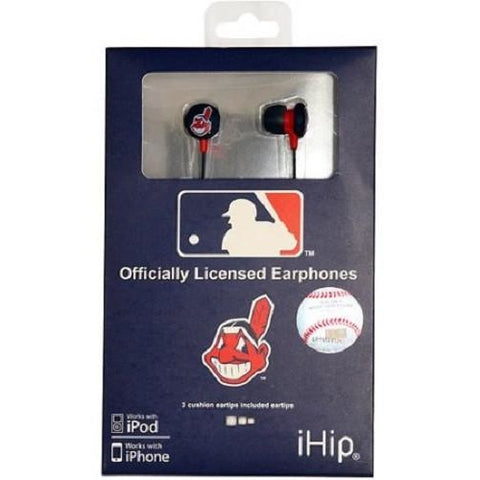 MLB Team Logo Earphones Cleveland Indians By iHip
