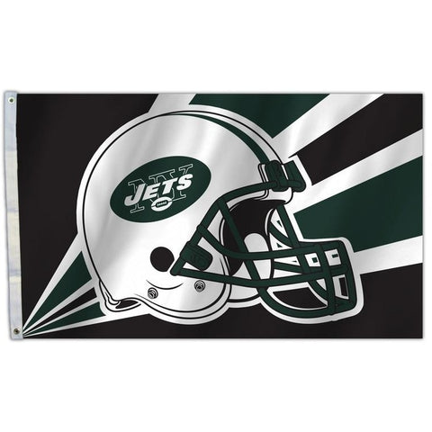 NFL 3' x 5' Team Helmet Flag New York Jets by Fremont Die