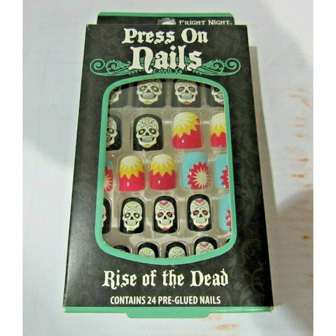 Fright Night Press On Nails “Rise of the Dead” 1 pack of 24 Pre-Glued Nails