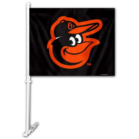 MLB Logo Baltimore Orioles Window Car Flag RICO or Fremont Die
