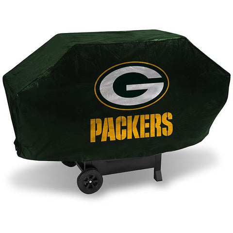 NFL Green Bay Packers 68 Inch Deluxe Green Vinyl Padded Grill Cover by Rico Industries