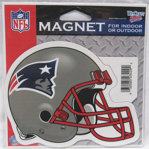 NFL New England Patriot Helmet 4 inch Auto Magnet by WinCraft
