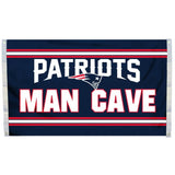 NFL 3' x 5' Team Man Cave Flag New England Patriots