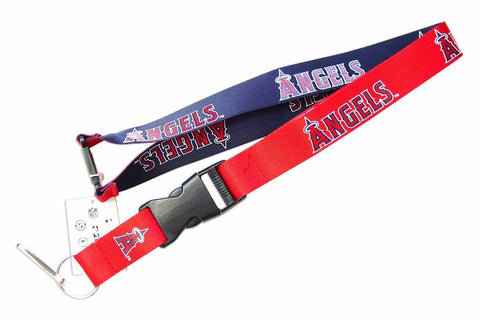 MLB Los Angeles Angels Reversible Lanyard Keychain 23″ Long 3/4″ Wide by Aminco