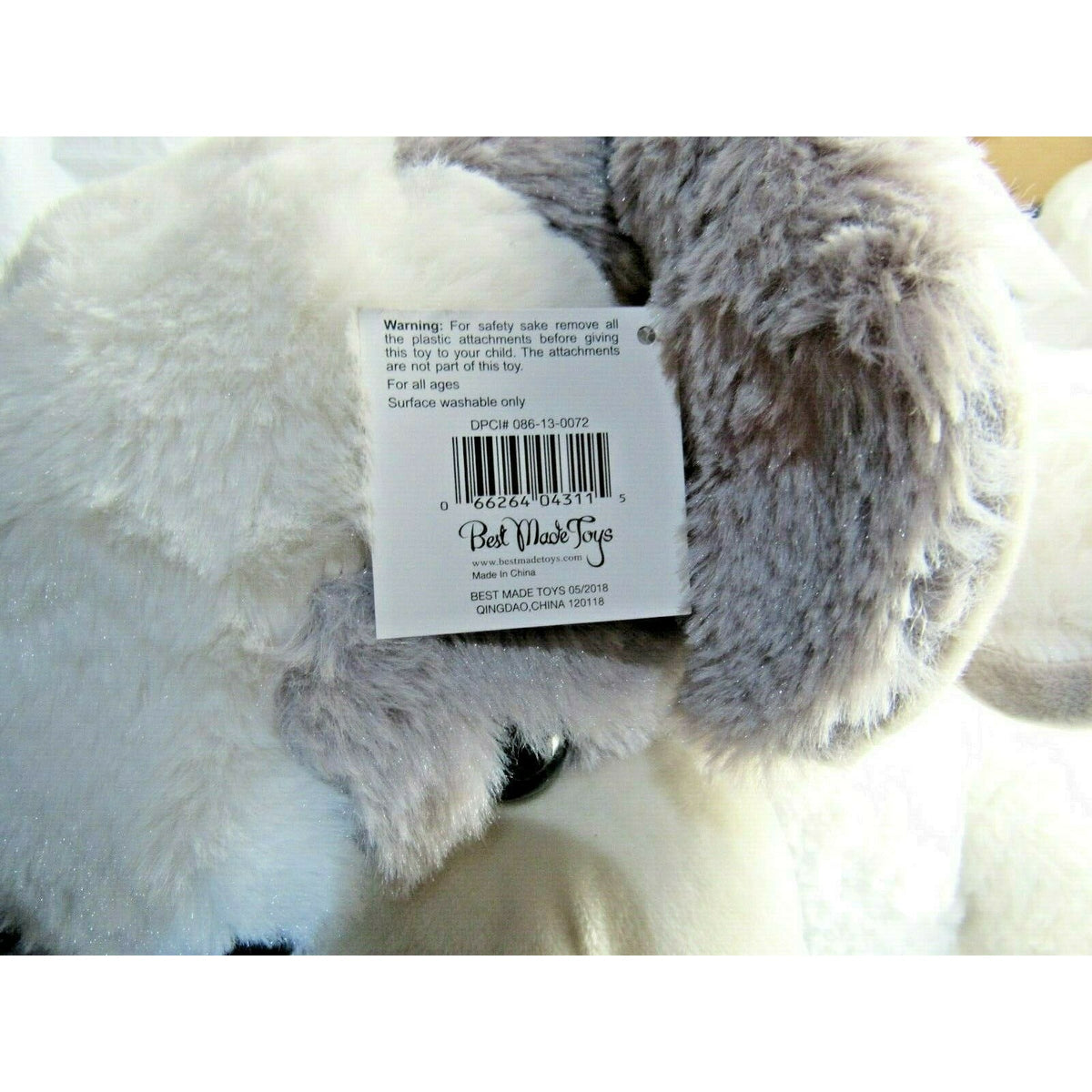 White Sitting 19" Tall Dog by Best Made Toys