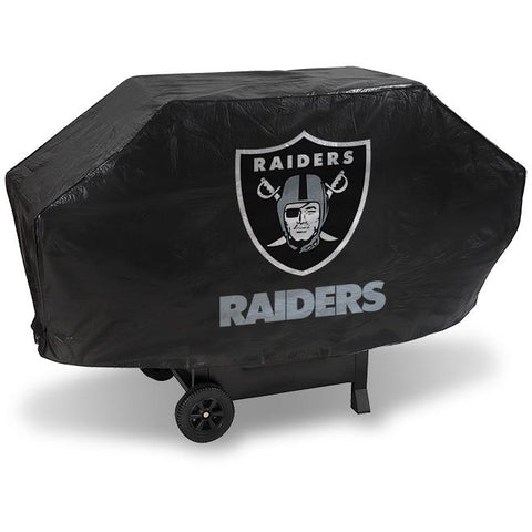 NFL Oakland Raiders 68 Inch Deluxe Vinyl Padded Grill Cover by Rico Industries