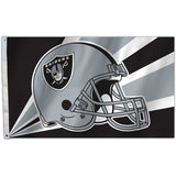 NFL 3' x 5' Team Helmet Flag Oakland Raiders by Fremont Die