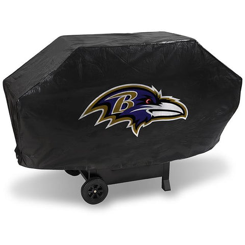 NFL Baltimore Ravens 68 Inch Deluxe Vinyl Padded Grill Cover by Rico Industries