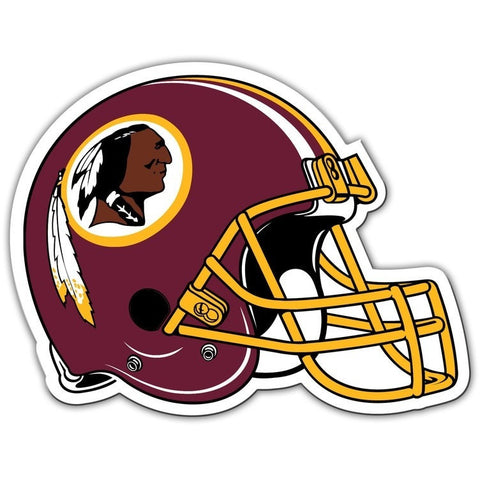 NFL 12 INCH AUTO MAGNET WASHINGTON REDSKINS HELMET