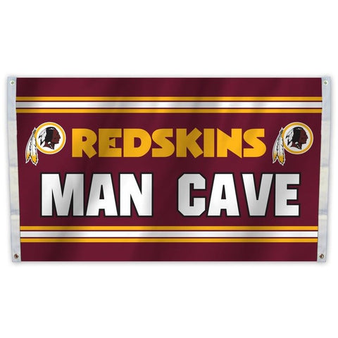 NFL 3' x 5' Team Man Cave Flag Washington Redskins