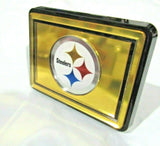 NFL Pittsburgh Steelers Gold Laser Cut Trailer Hitch Cap Cover Universal Fit