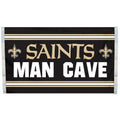 NFL 3' x 5' Team MAN CAVE Flag New Orleans Saints