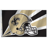NFL 3' x 5' Team Helmet Flag New Orleans Saints by Fremont Die