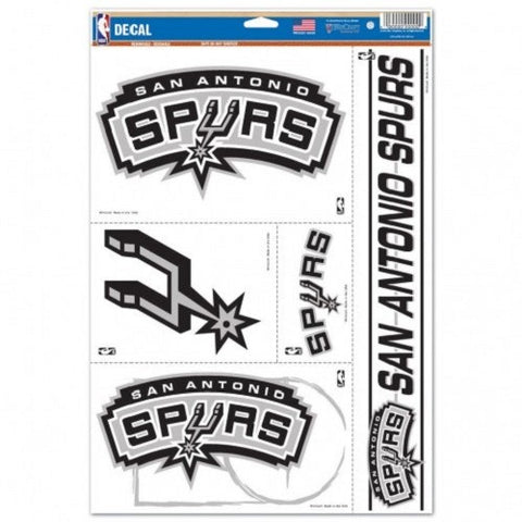 NBA San Antonio Spurs Ultra Decals Set of 5 By WinCraft