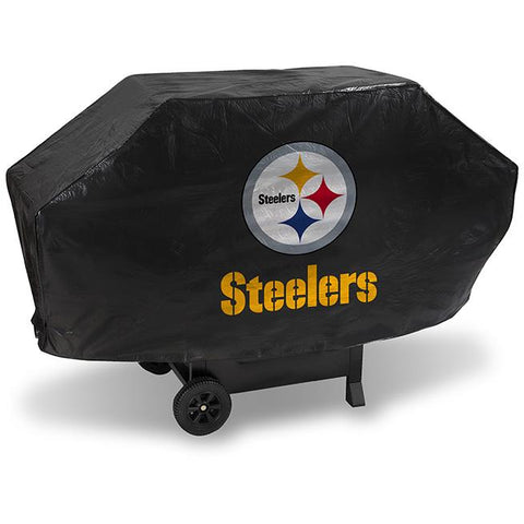 NFL Pittsburgh Steelers 68 Inch Deluxe Vinyl Padded Grill Cover by Rico Industries