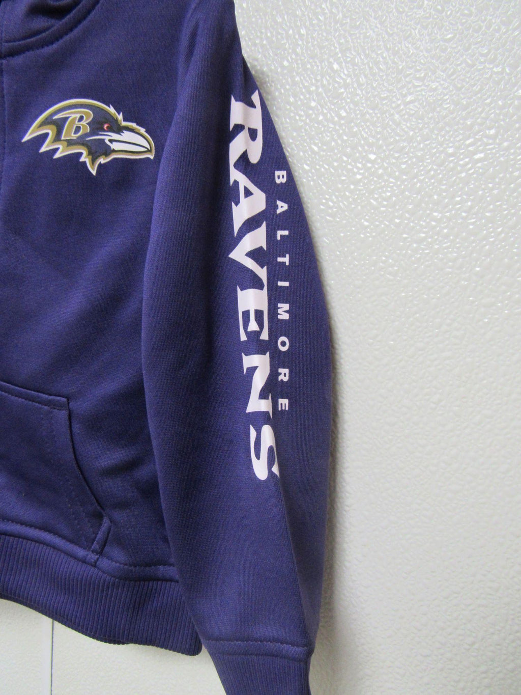 NFL Baltimore Ravens Team Logo Boys Purple Hooded Jacket 12M by Gerber