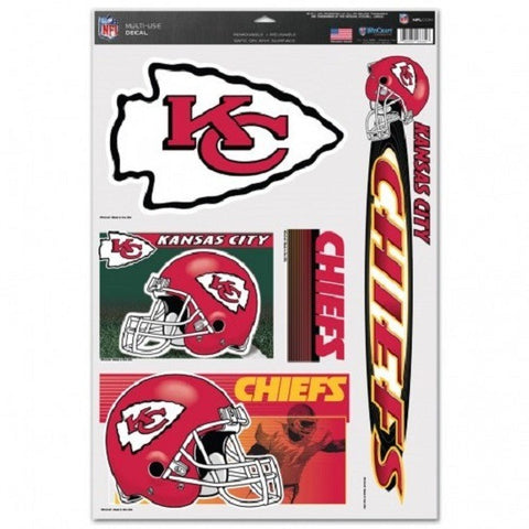 NFL Kansas City Chiefs Ultra Decals Set of 5 By WINCRAFT